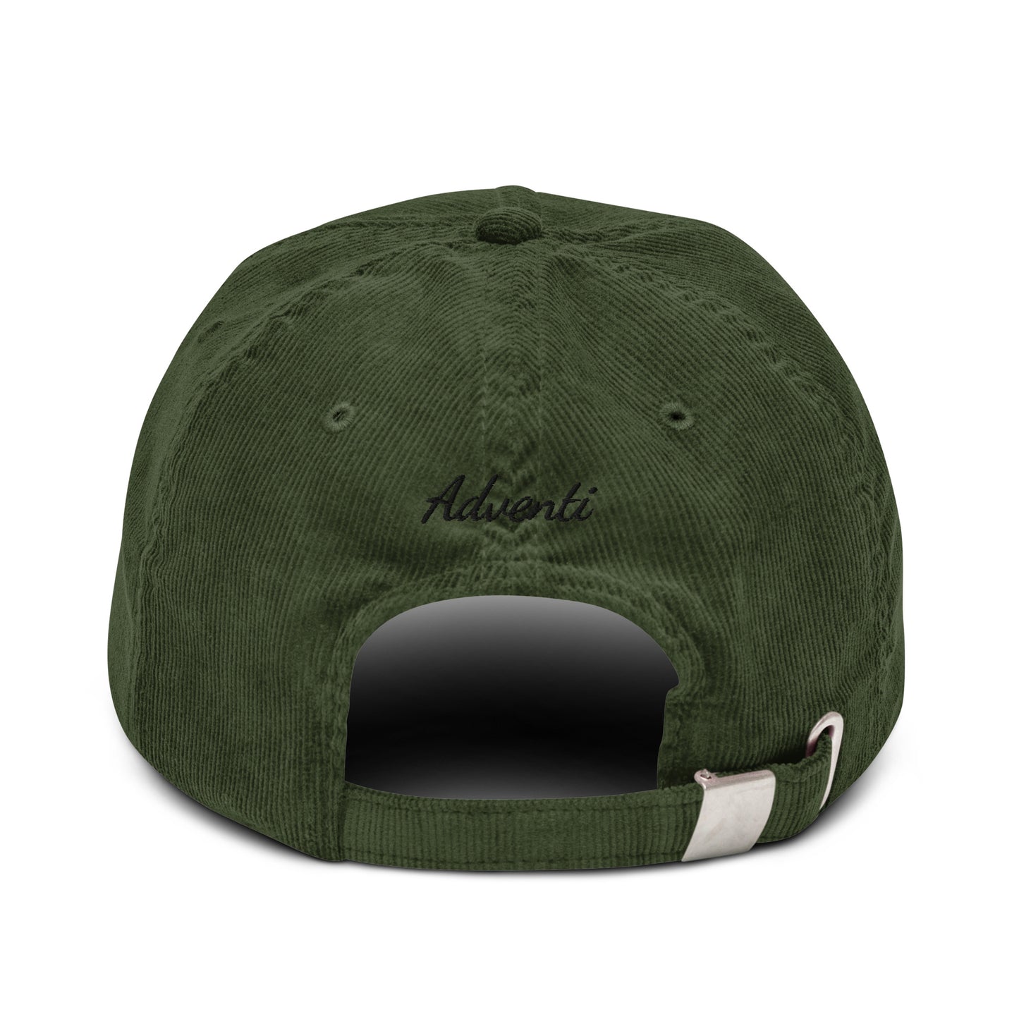 Olive Corduroy logo cap